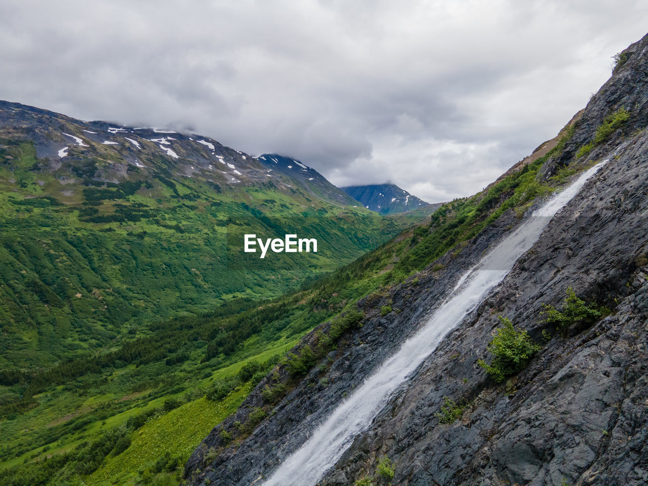 SCENIC VIEW OF WATERFALL