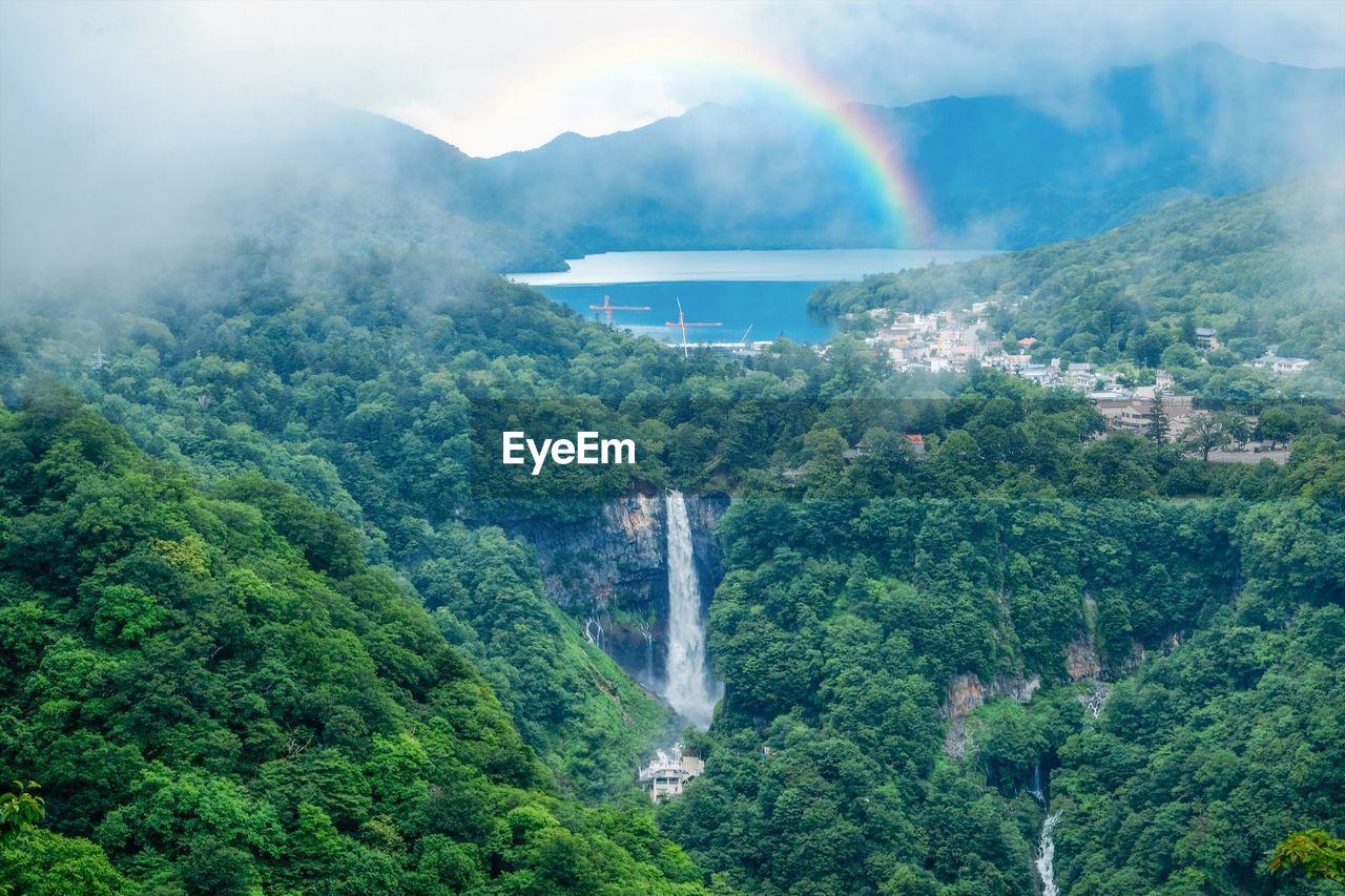 SCENIC VIEW OF WATERFALL