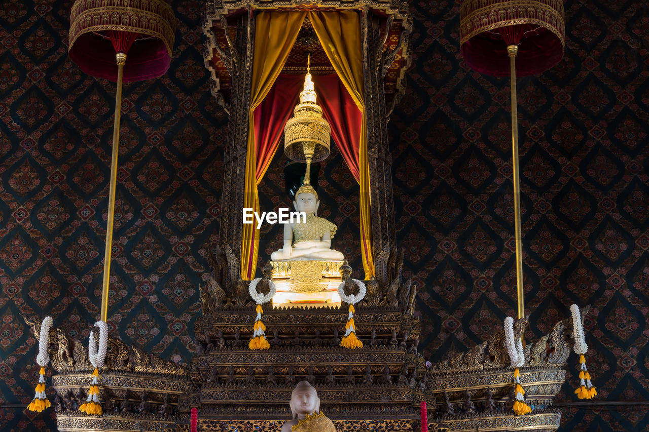 Statue of buddha in temple