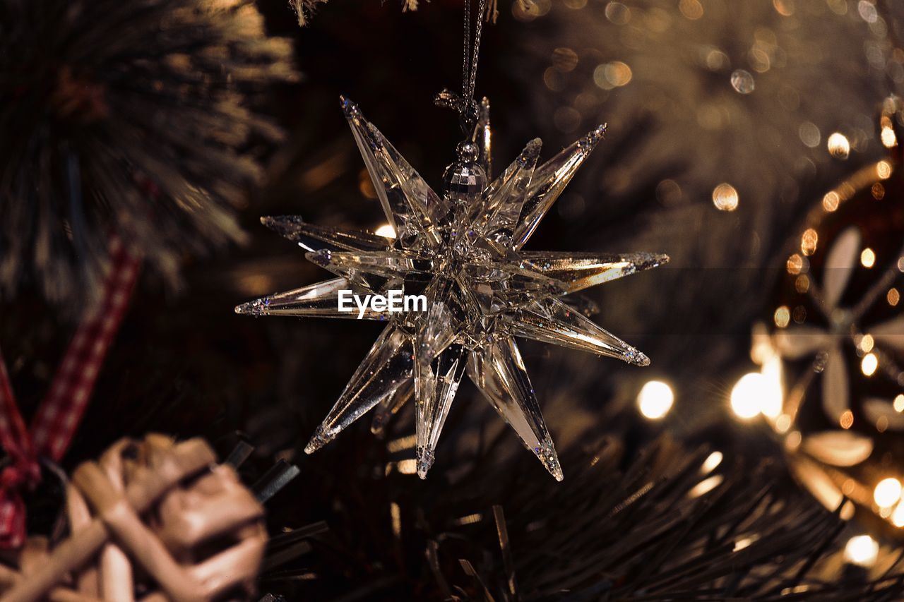 Close-up of christmas decoration