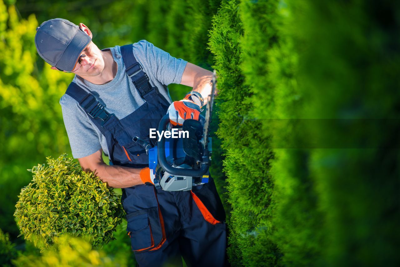 Manual worker outdoors