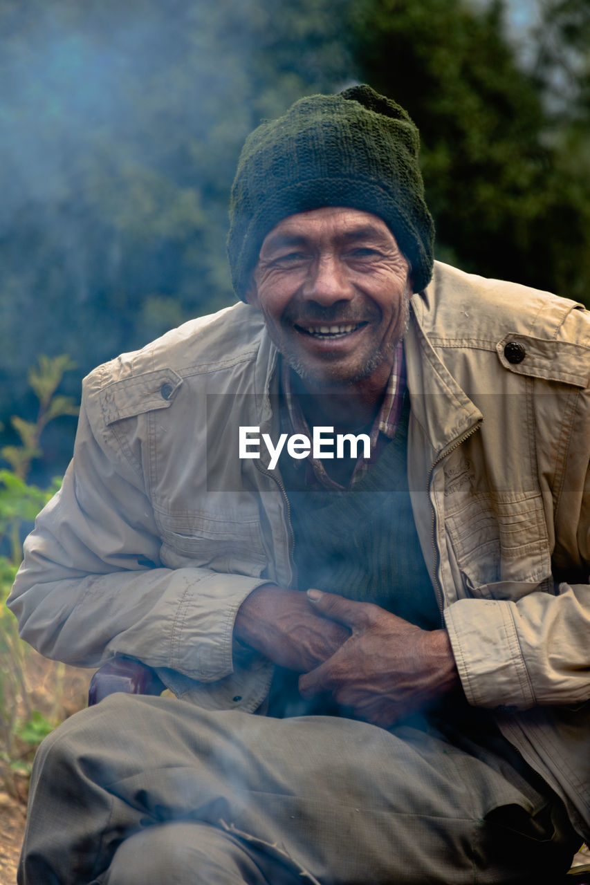 PORTRAIT OF A SMILING MAN