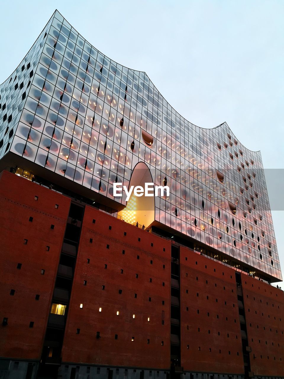 Low angle view of building against sky