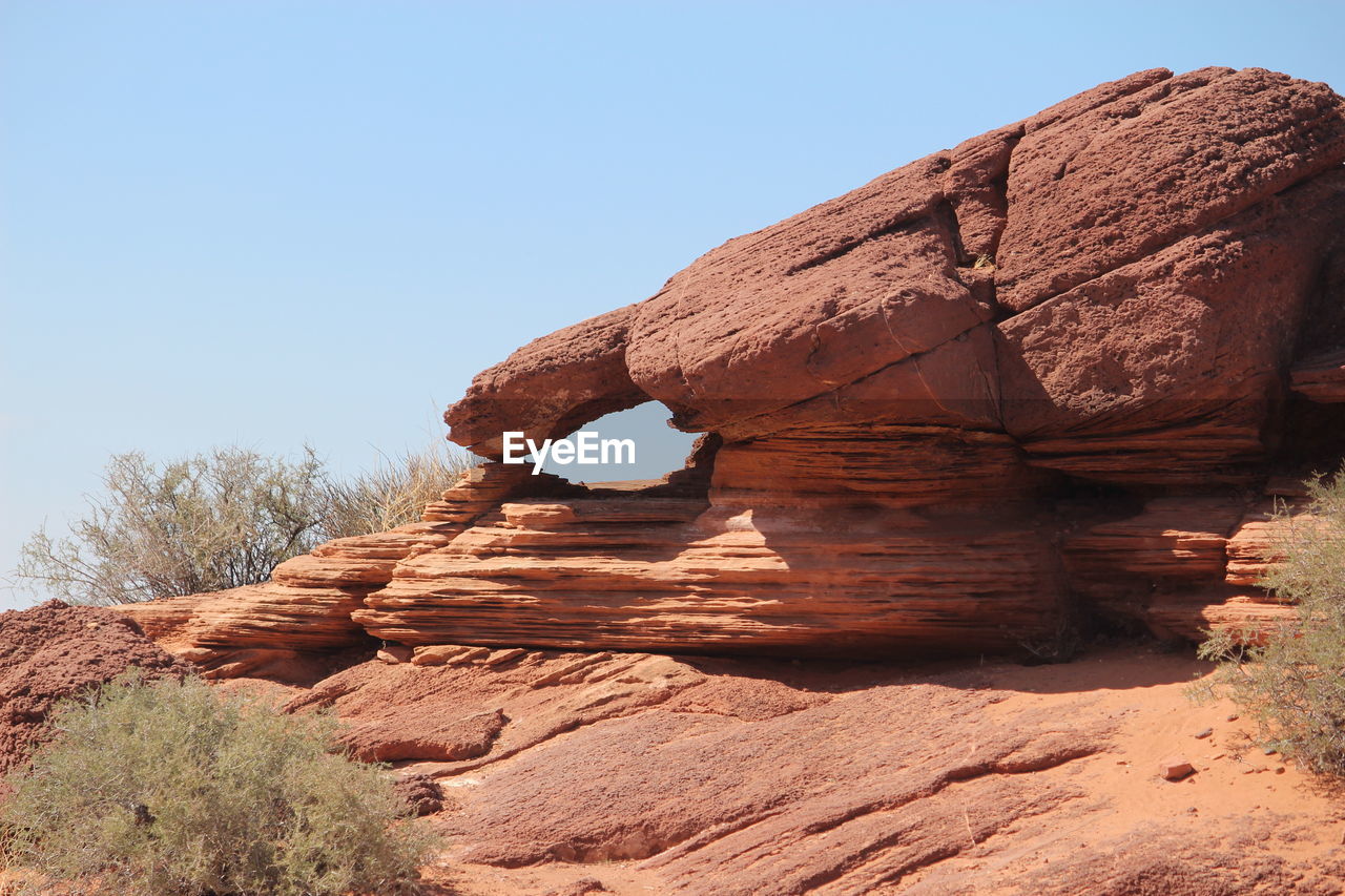 ROCK FORMATION IN THE VALLEY