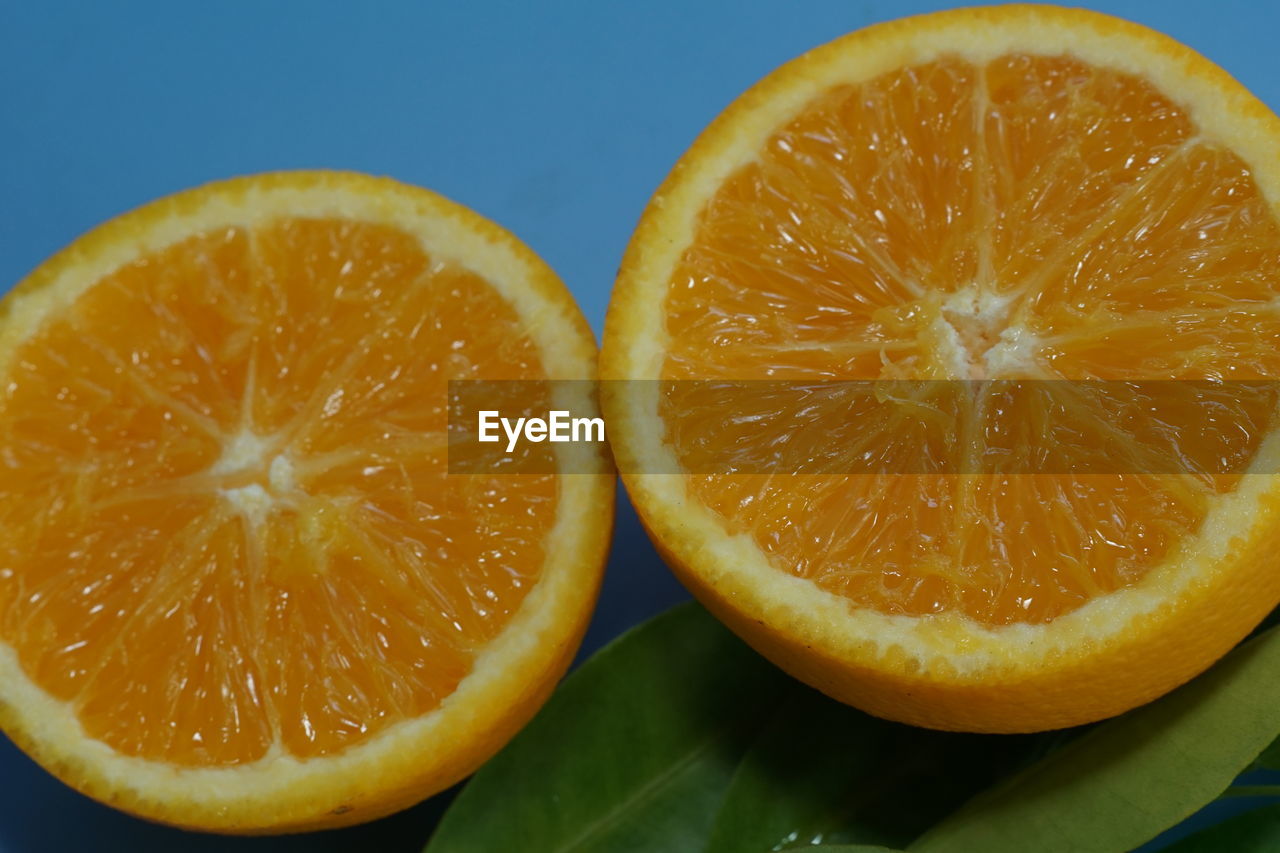 Close-up of orange slices