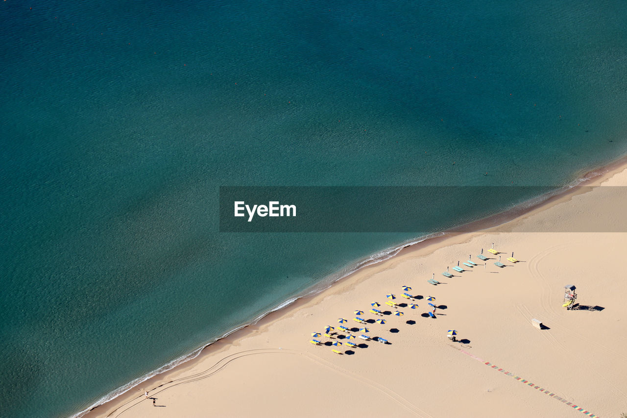 Moni tsambika beach - aerial view