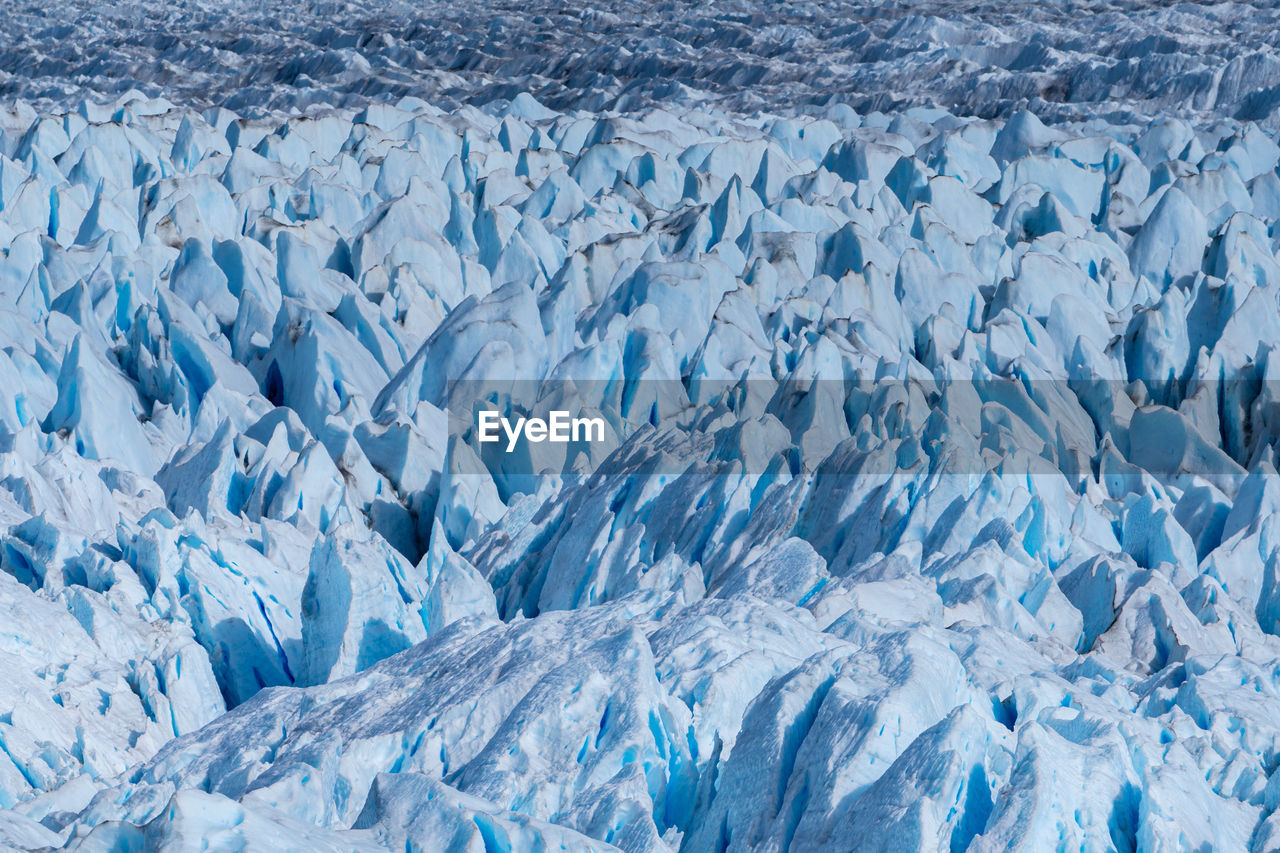 Detail view of perito moreno glacier