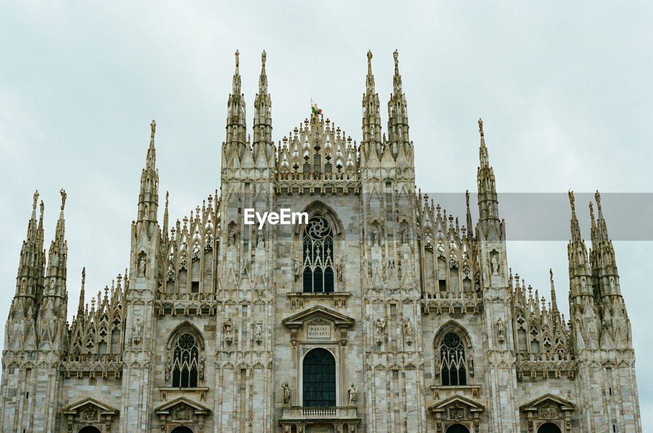 Low angle view of cathedral against sky