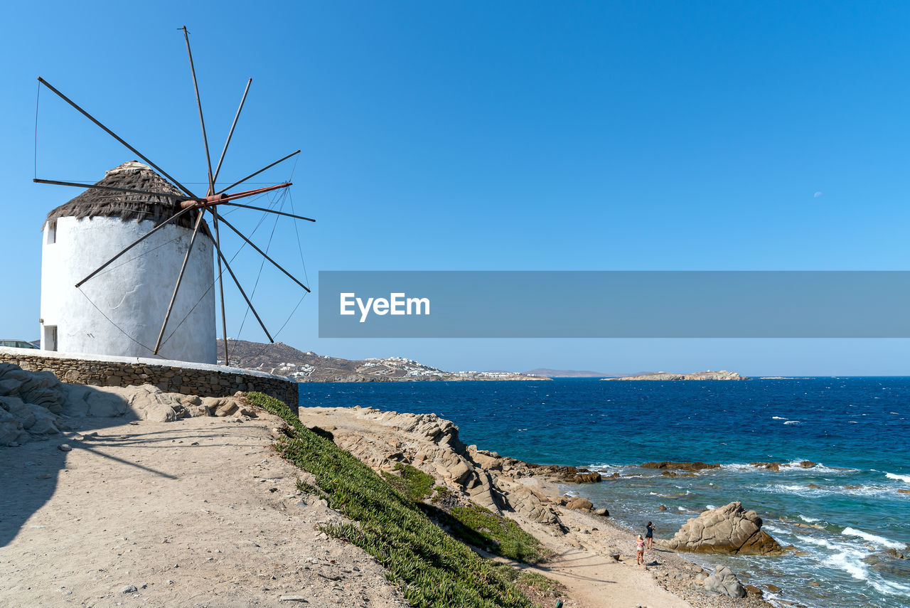 WIND TURBINES ON BEACH