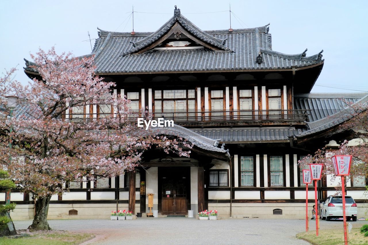 Exterior of buddhist temple