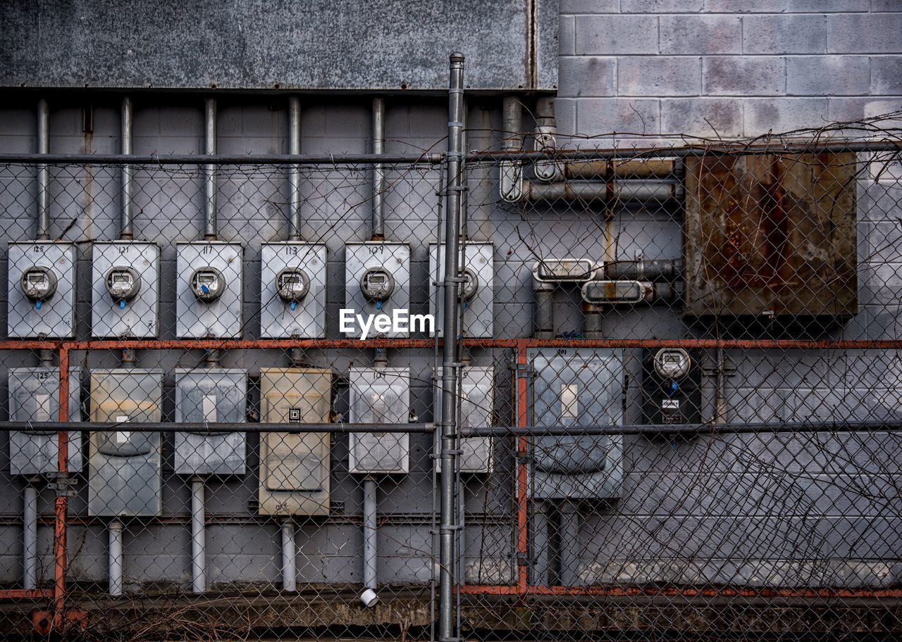 View of electrical equipment