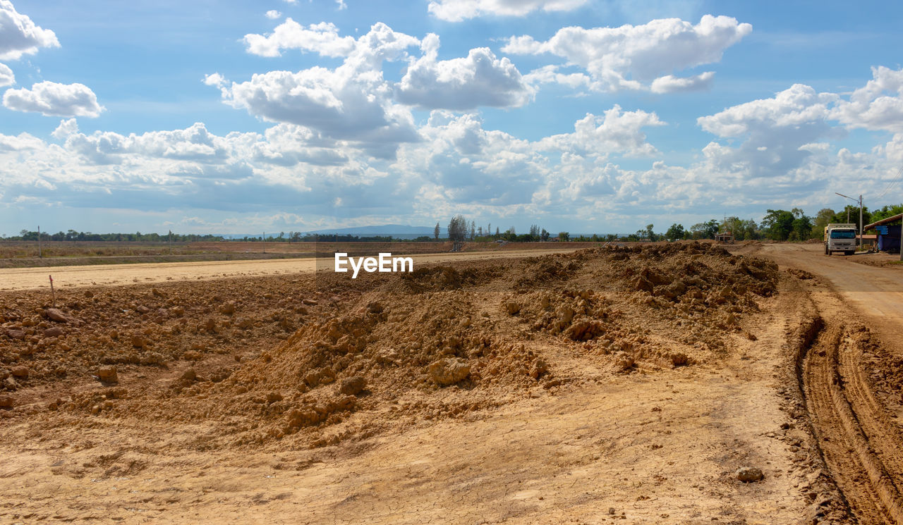 Scenic view of land