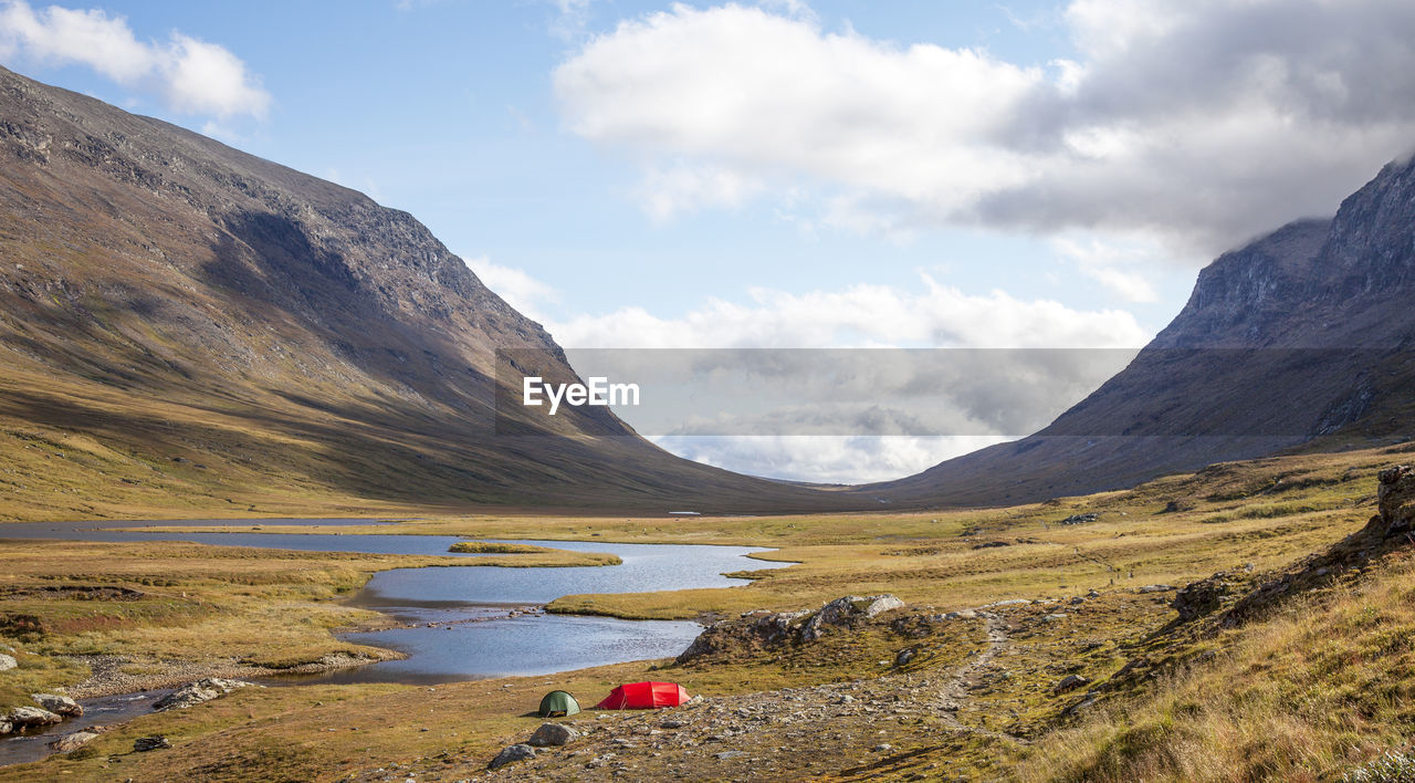 Camping at river