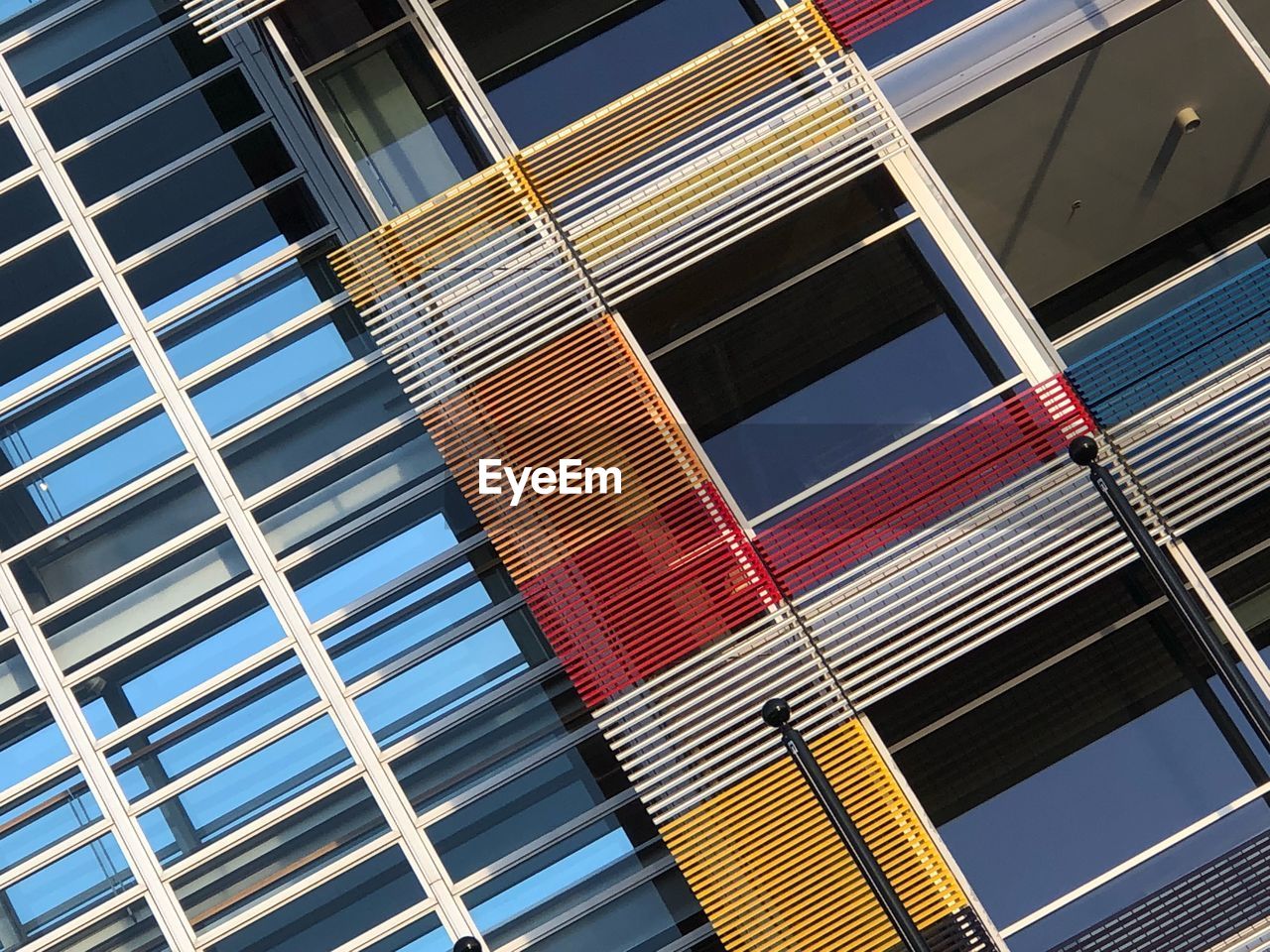Low angle , abstract view of modern building 
