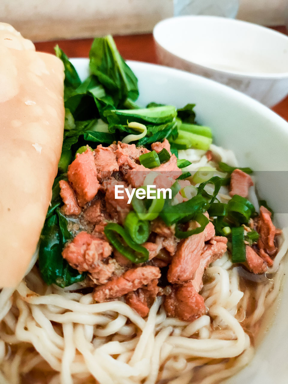 Close-up of meal served in plate