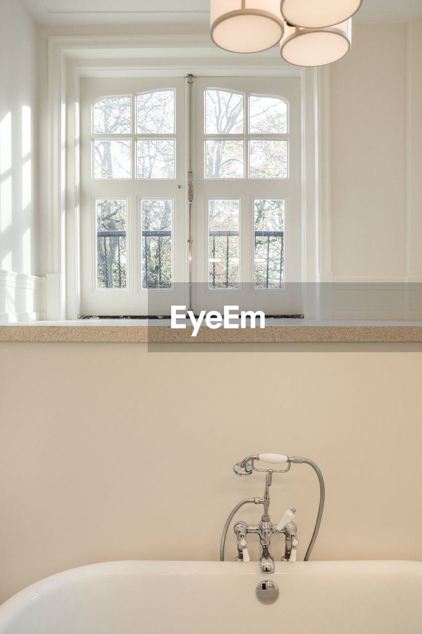 interior of bathroom at home