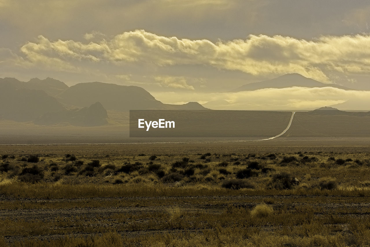 Shot of the desert in eastern nevada. 