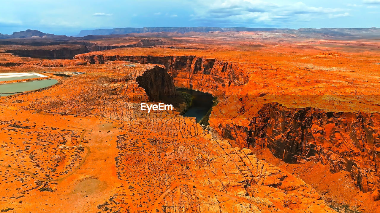 high angle view of landscape