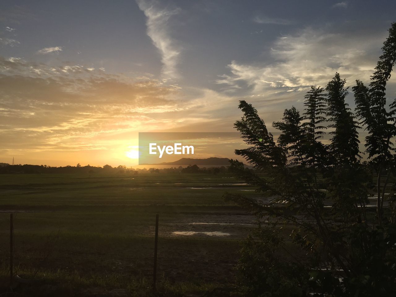 LANDSCAPE AGAINST SKY DURING SUNSET