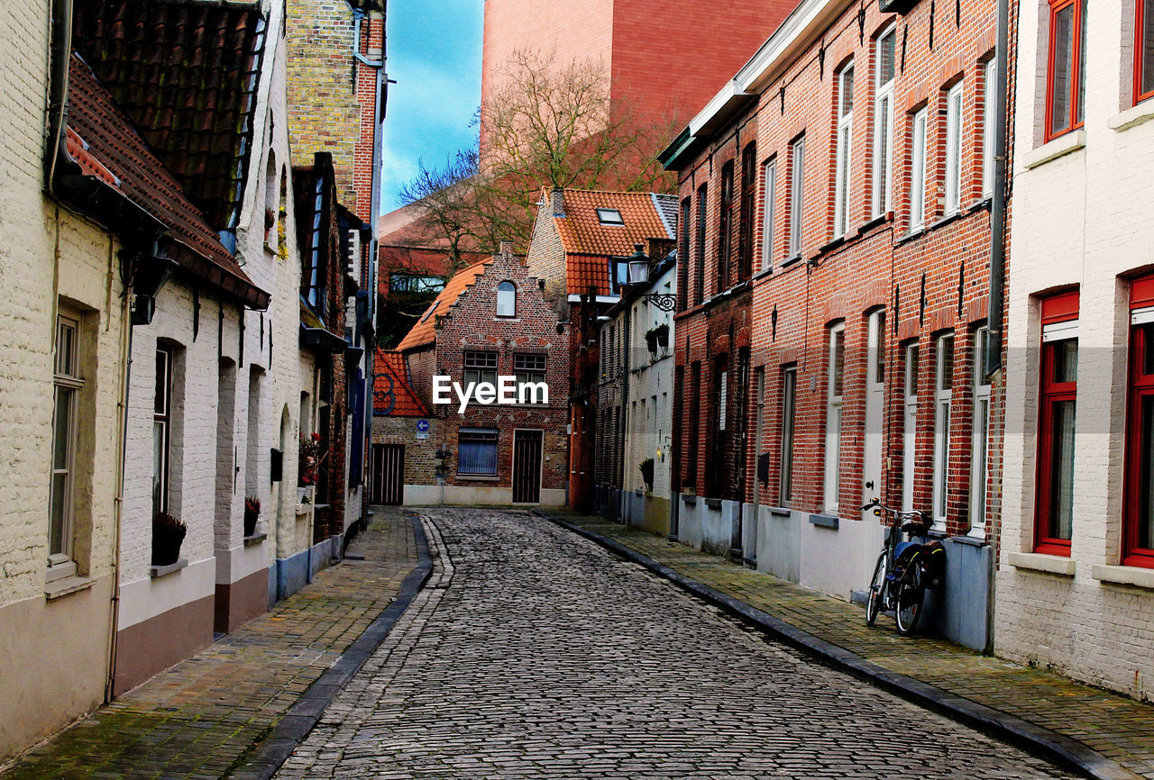 Street amidst buildings in city