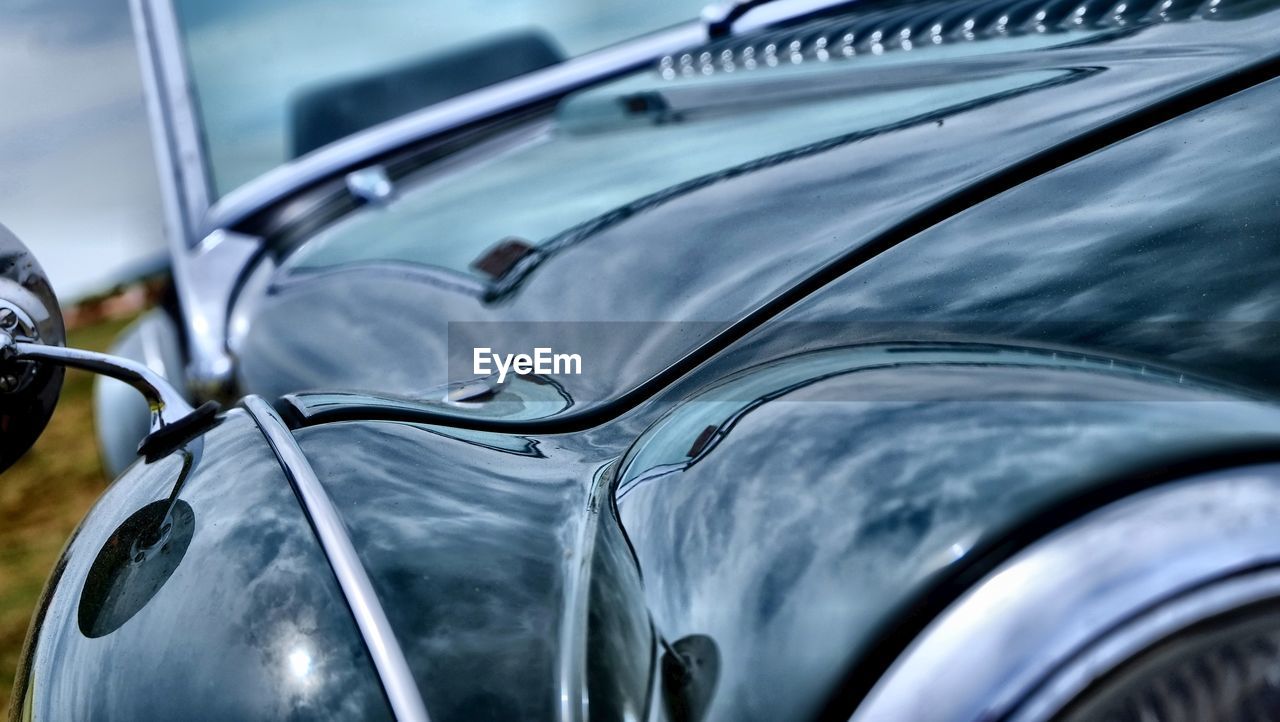 Close-up of car