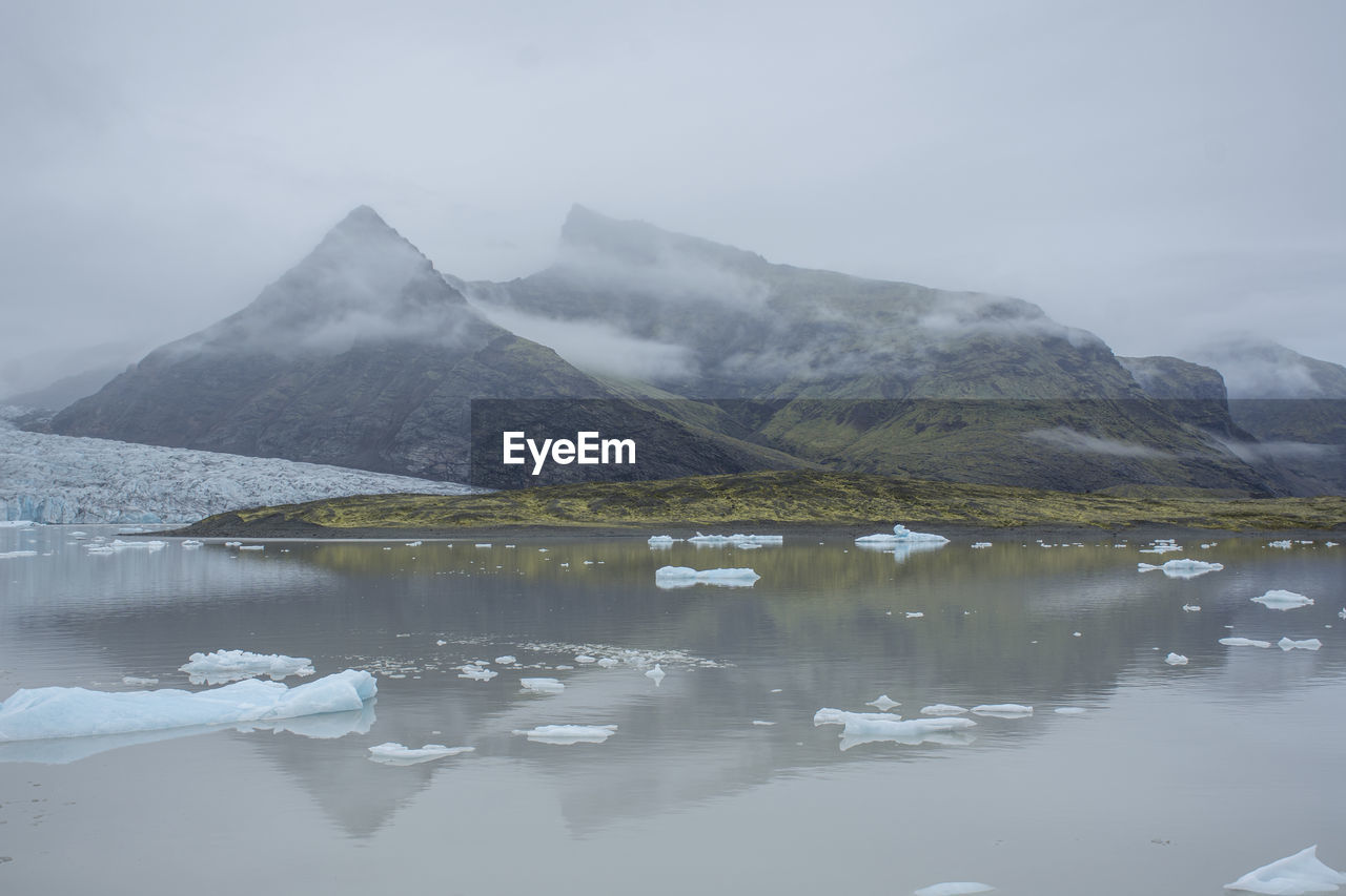 View on glacier, iceland