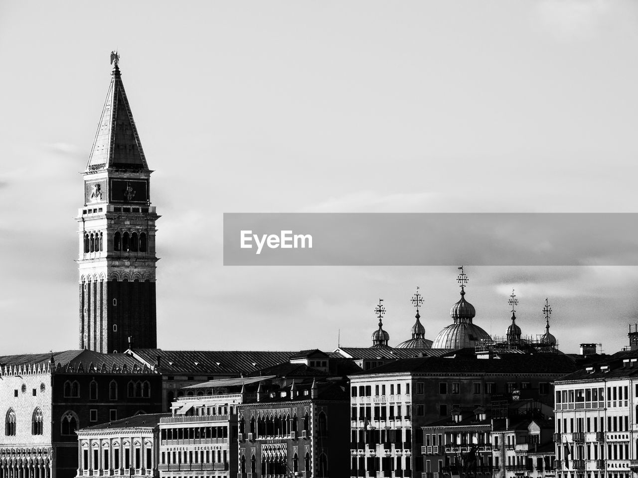 Buildings against sky in city