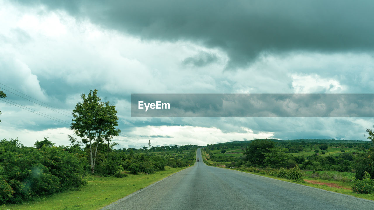 Landscape of african highway