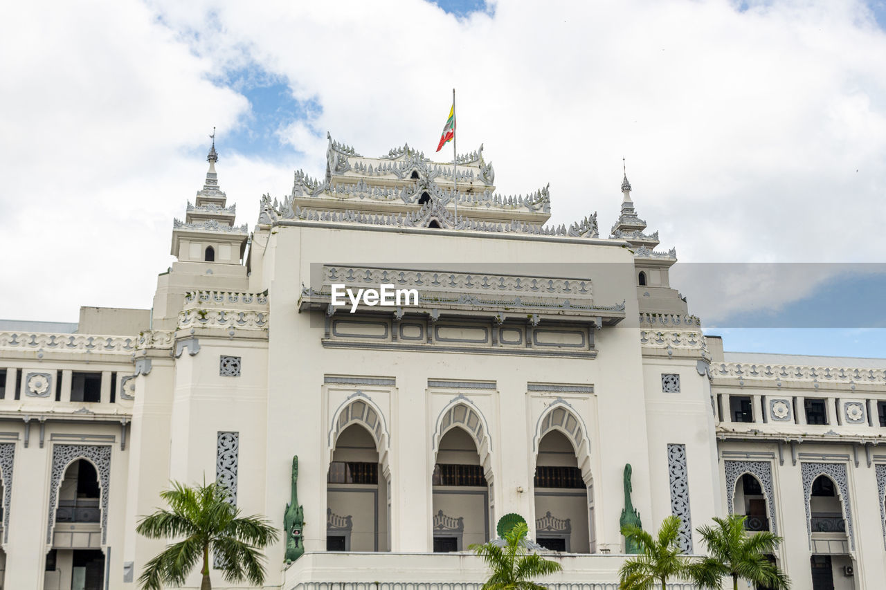 Town hall of rangoon, myanmar