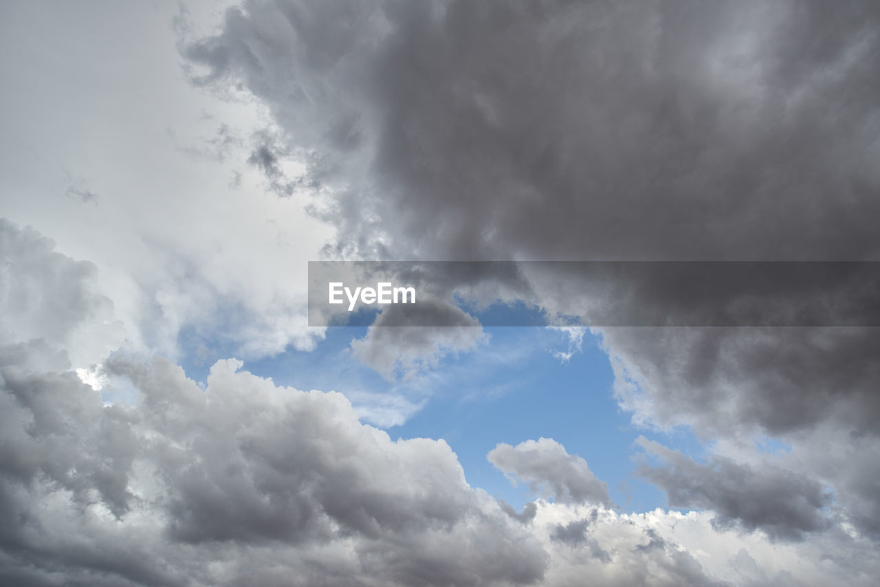 LOW ANGLE VIEW OF CLOUDS IN BLUE SKY