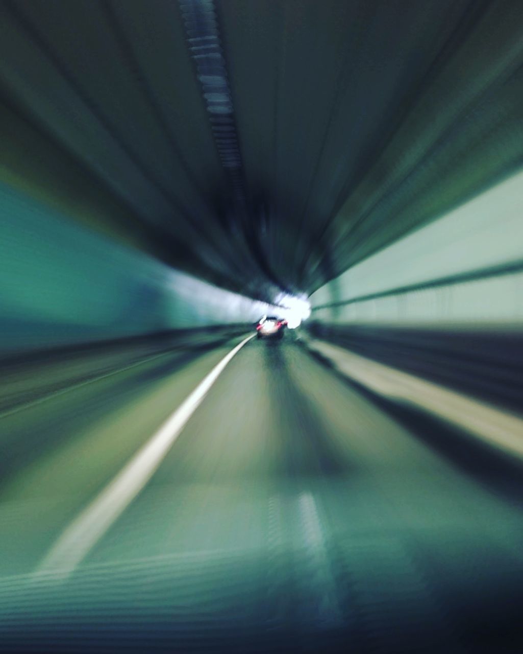 ILLUMINATED TUNNEL IN UNDERGROUND