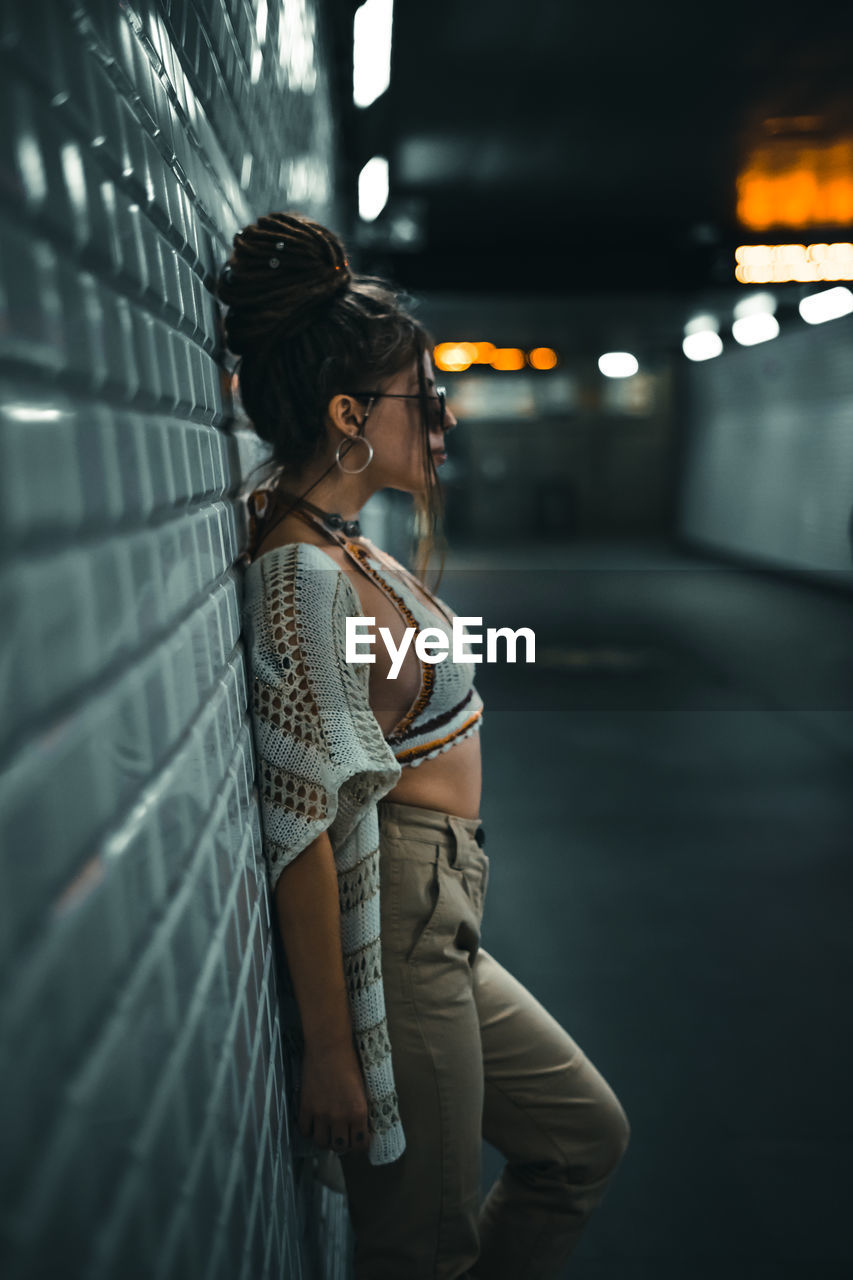 Subway station portrait