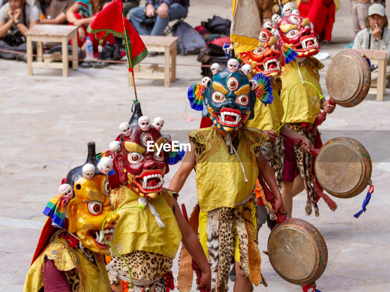 GROUP OF PEOPLE IN TRADITIONAL CLOTHING