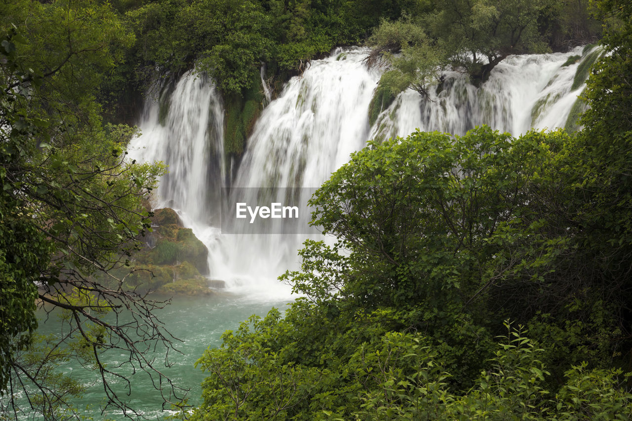 Kravica waterfall in bosnia and hercegovina