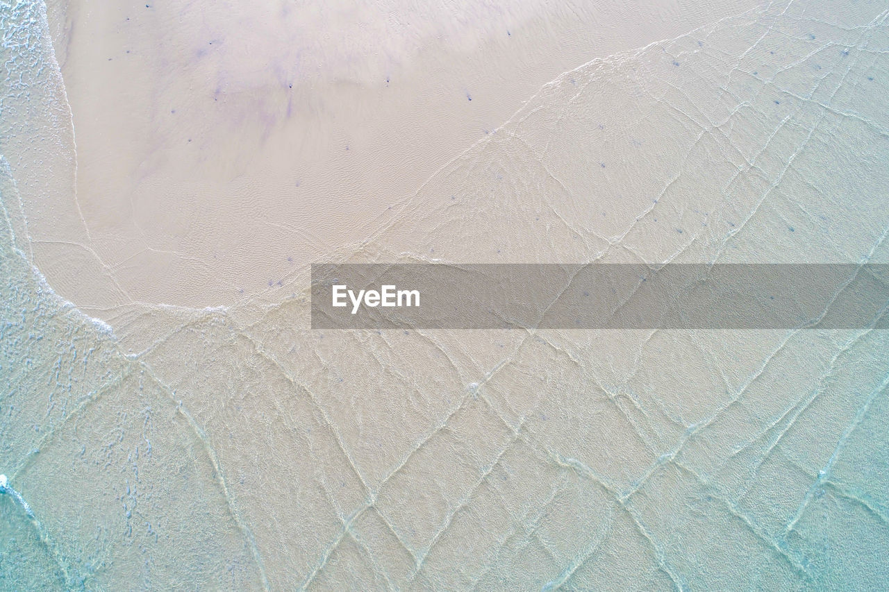 HIGH ANGLE VIEW OF SAND DUNE IN DESERT