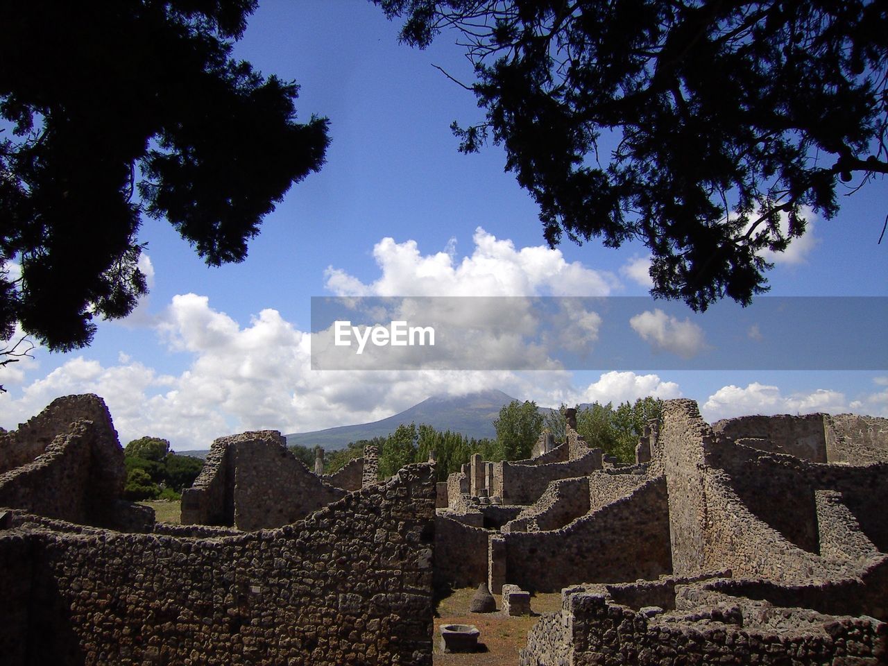 Old ruin at pompeii