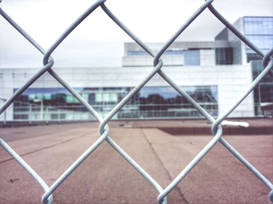 VIEW OF CHAINLINK FENCE