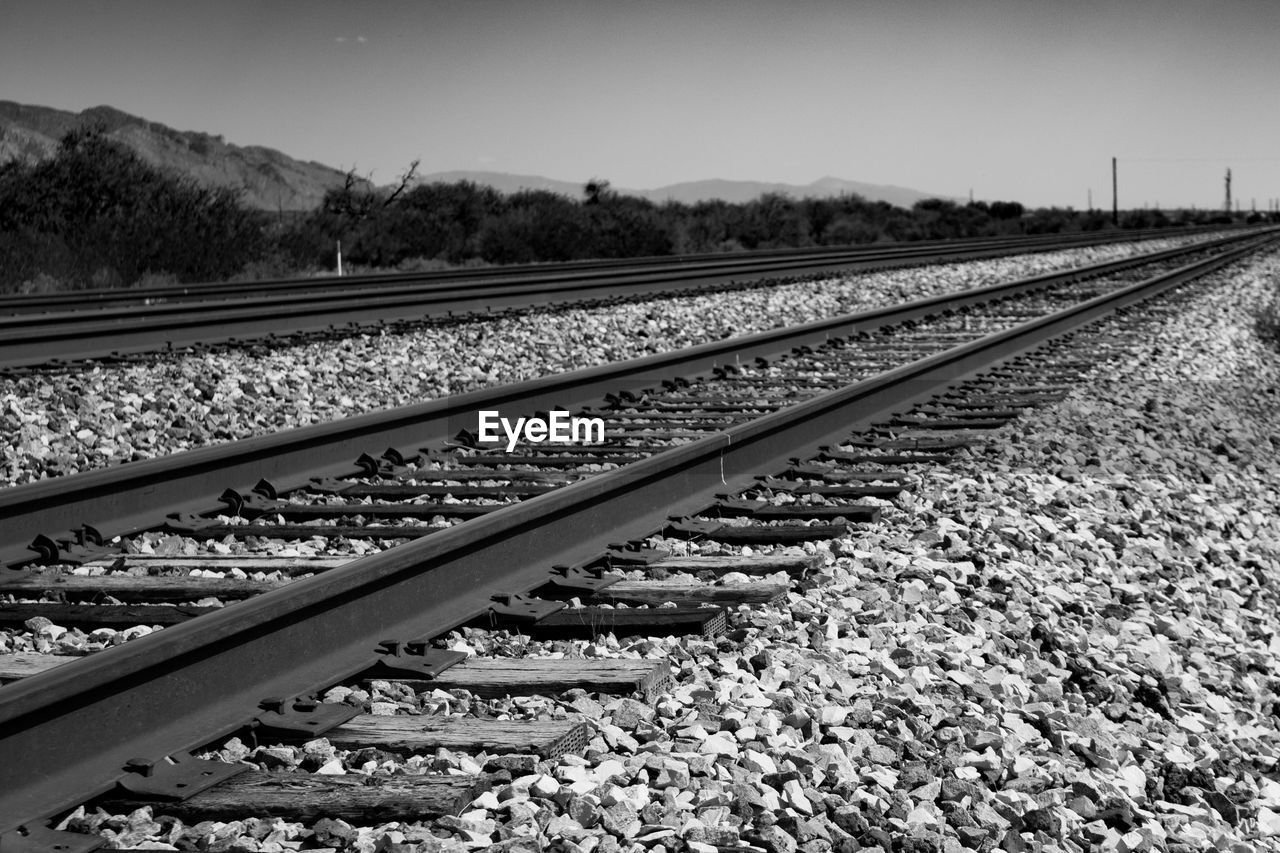 View of railroad tracks