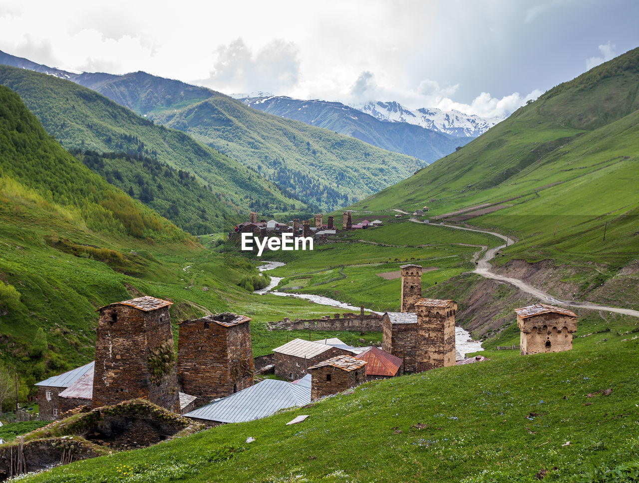 SCENIC VIEW OF LANDSCAPE AGAINST BUILDINGS