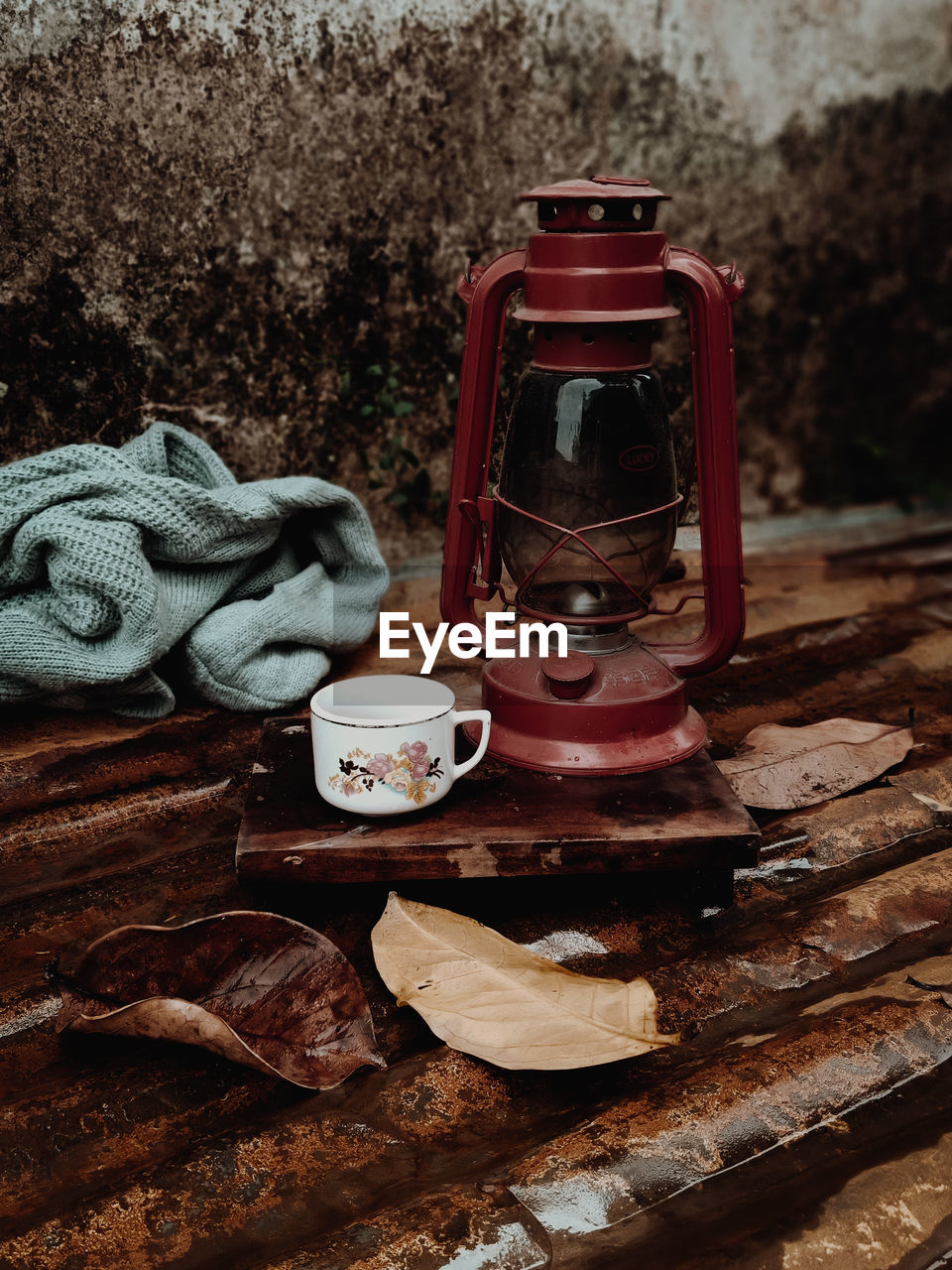 Close-up of coffee  on table