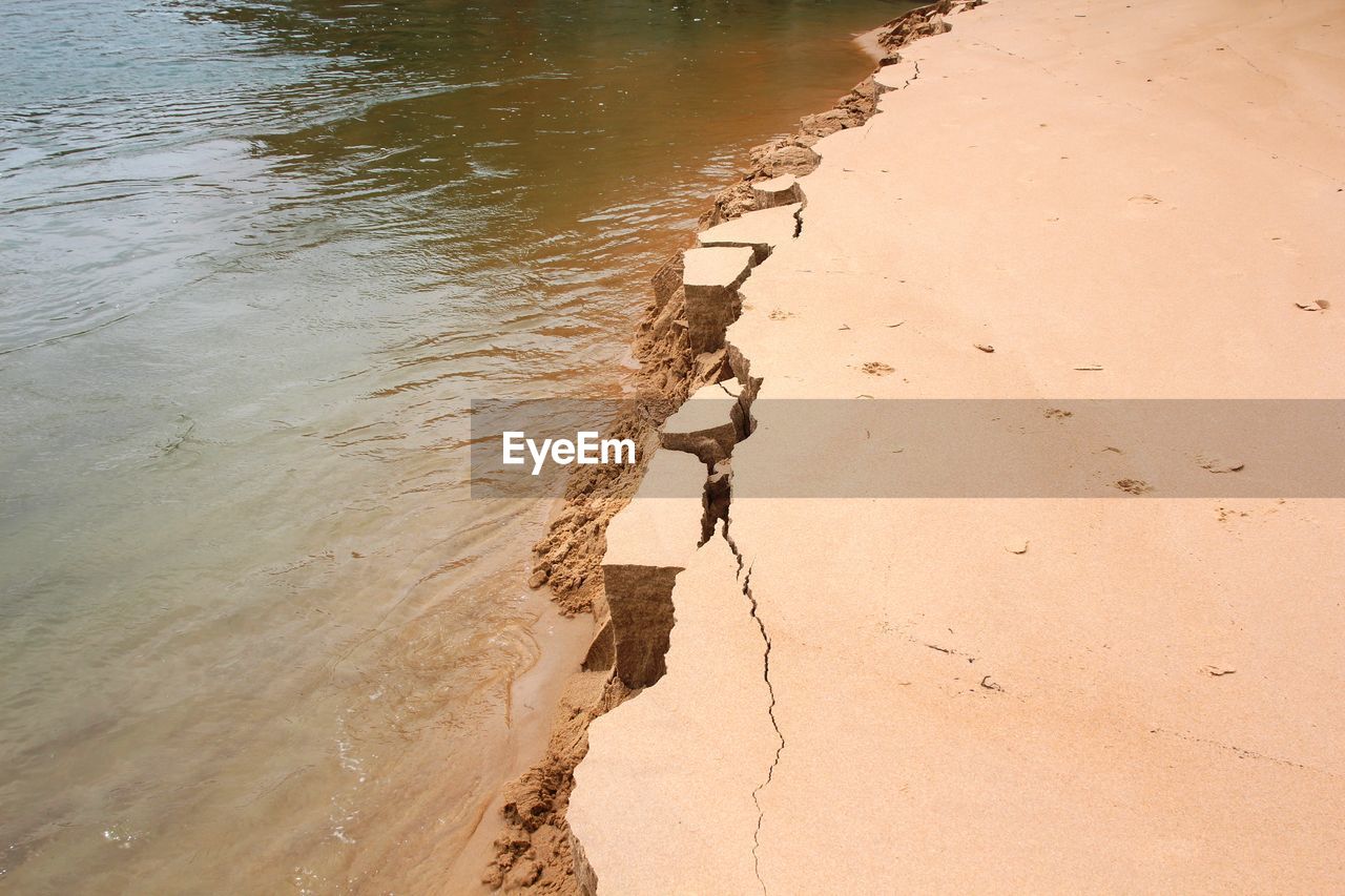 WATER ON BEACH