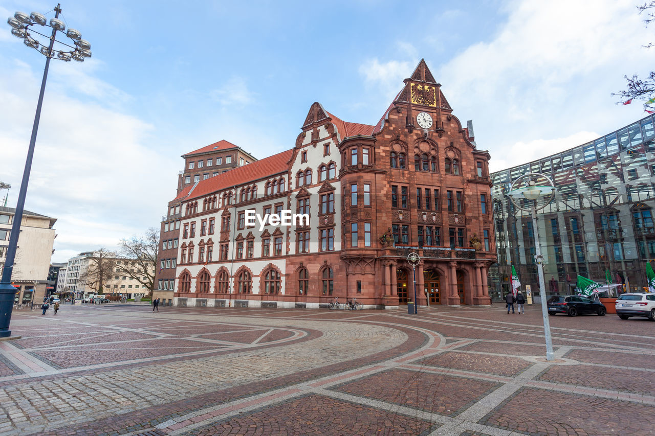 low angle view of historical building against sky