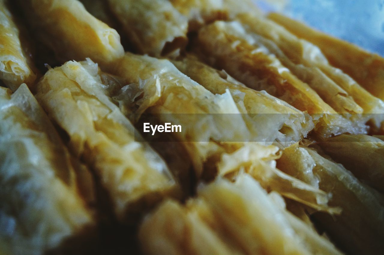 Close-up of fresh baklava