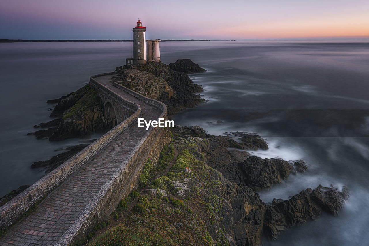 Sunset at the phare du petit minou.