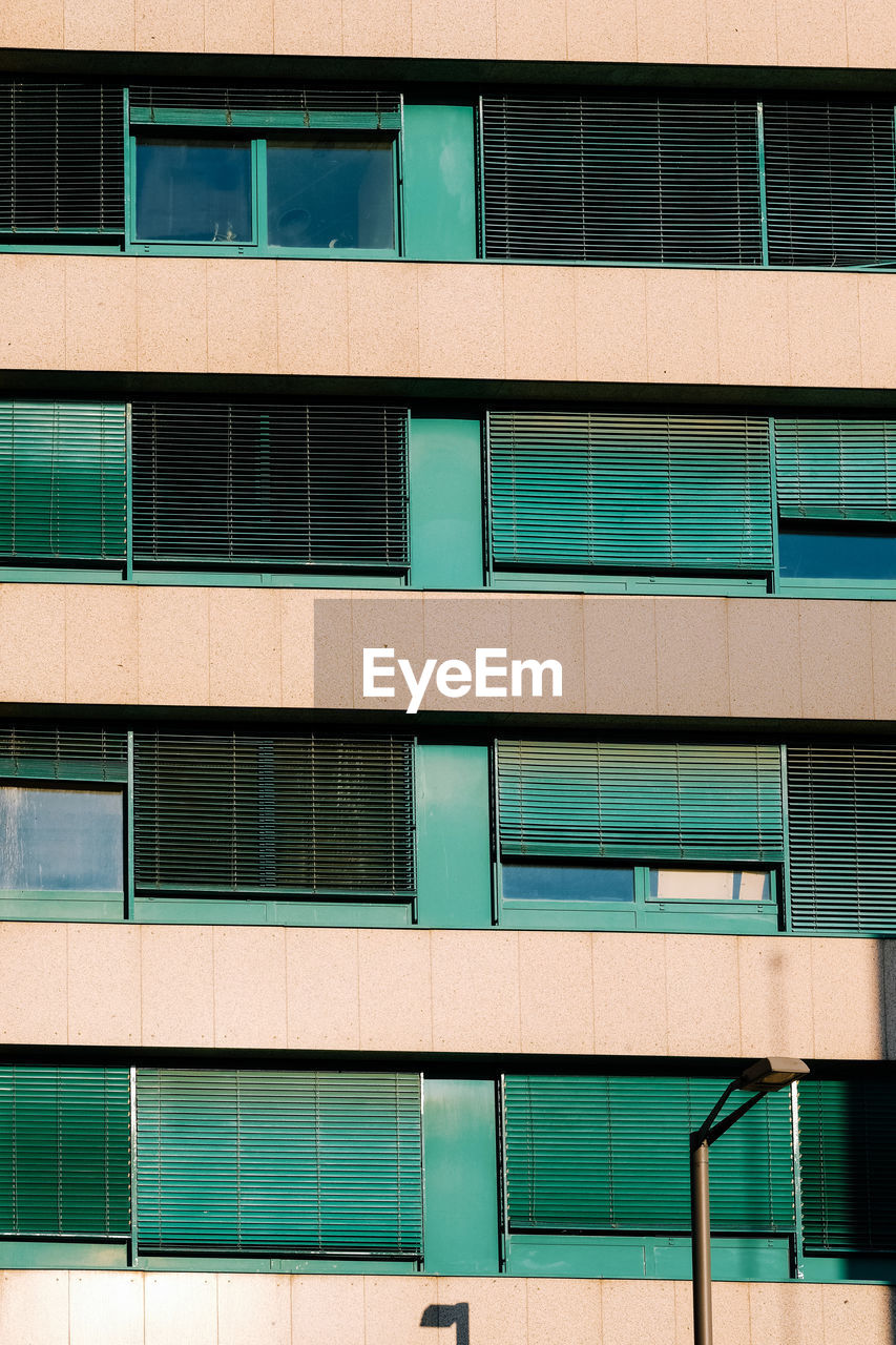 Full frame shot of modern building