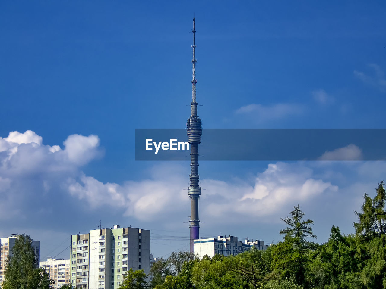 The ostankino tower is a television and radio transmitter in moscow, russia