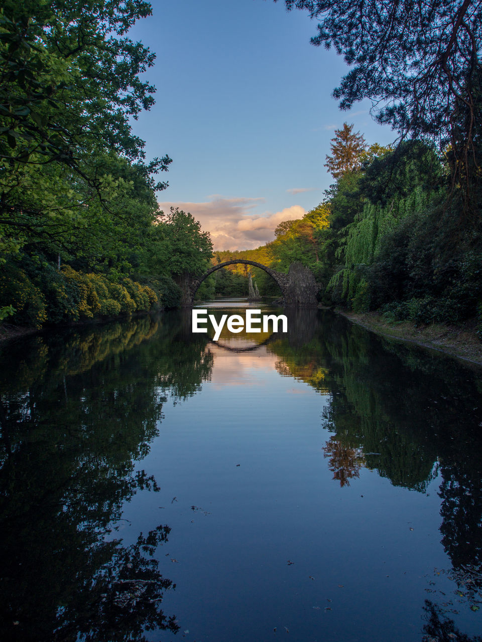 River with sky in background