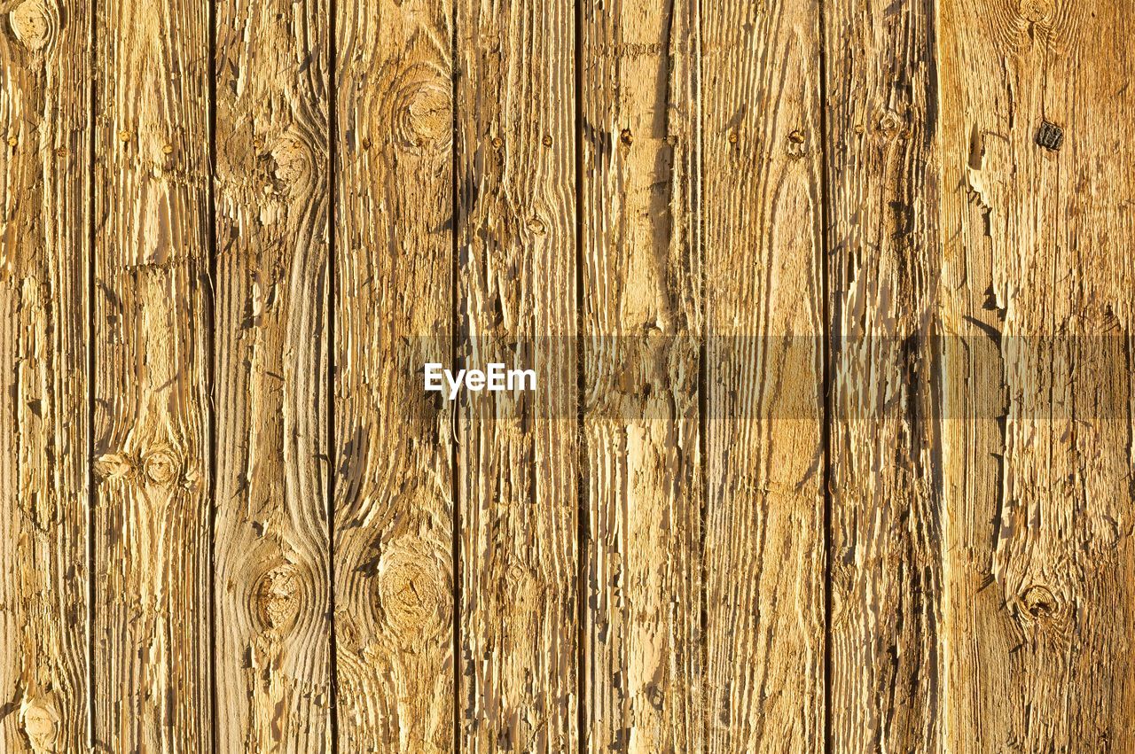 Full frame shot of textured wooden wall