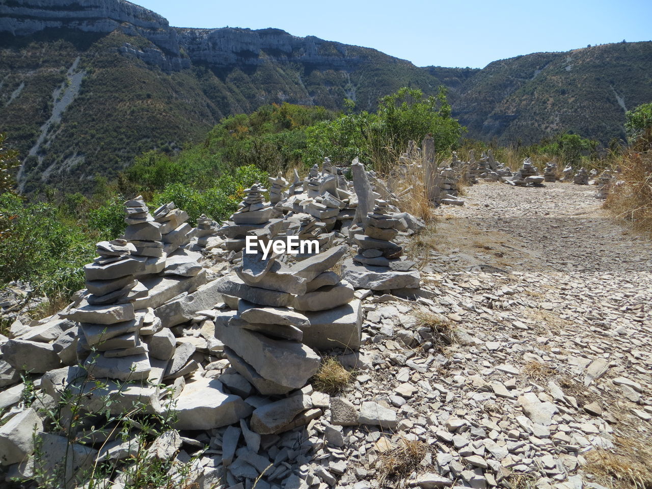 SCENIC VIEW OF ROCKS AND MOUNTAINS