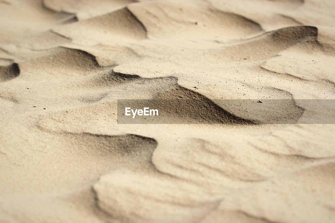 Full frame shot of sand